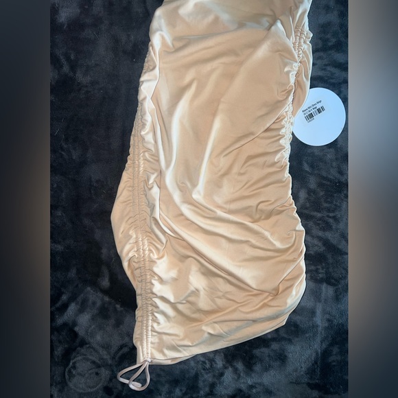 Princess Polly Maeve Mini Dress in Beige Size 2 New with tag - Picture 9 of 15